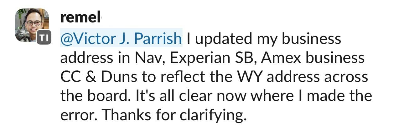 Client testimonial screenshot 8