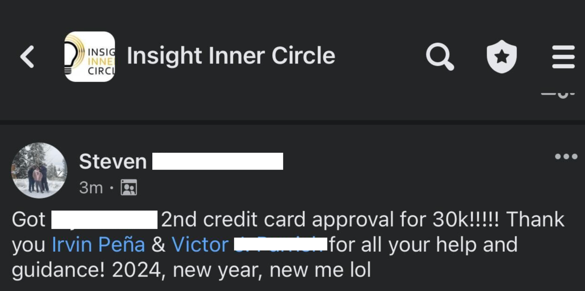 Client testimonial screenshot 45