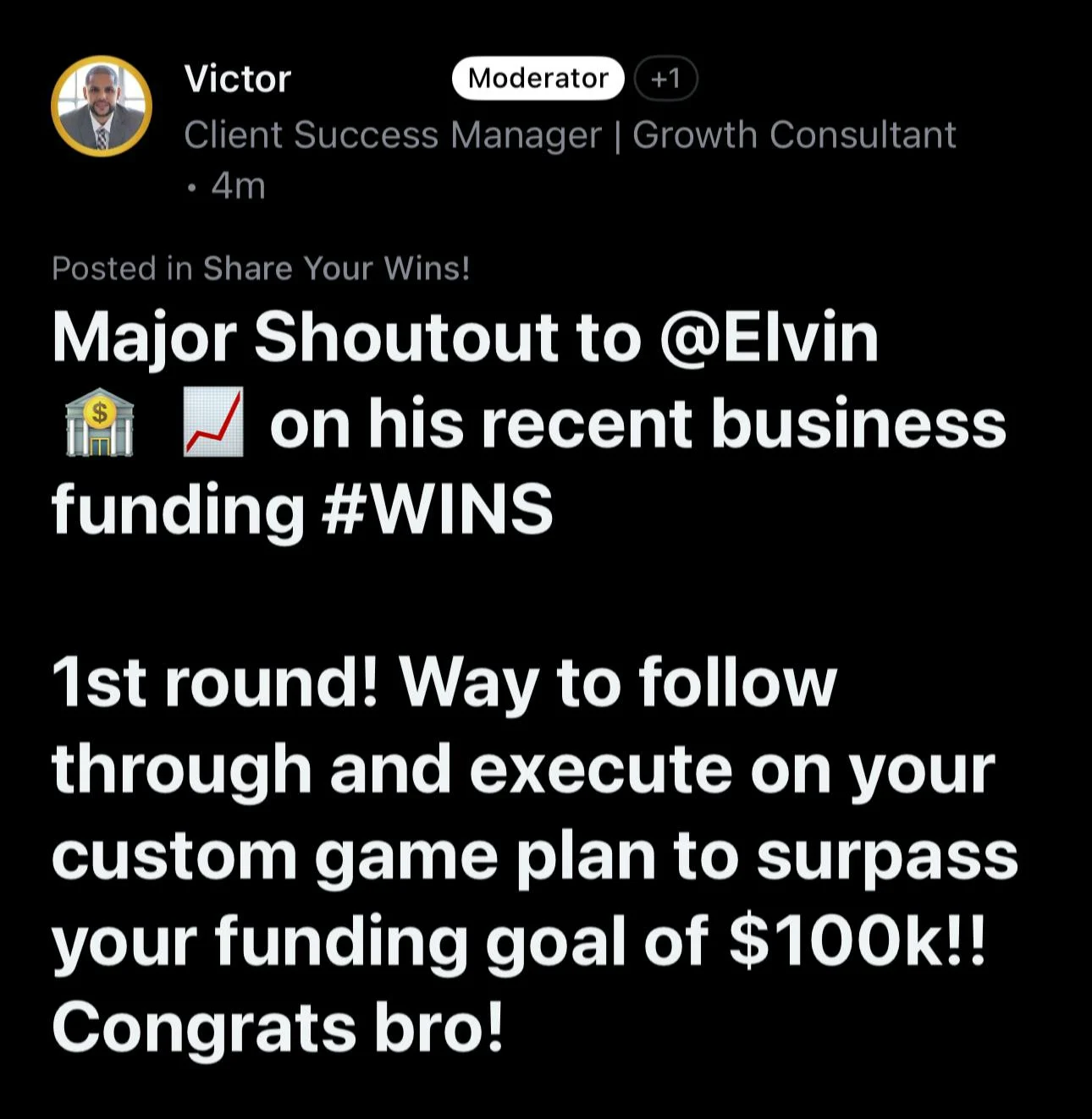 Client testimonial screenshot 46