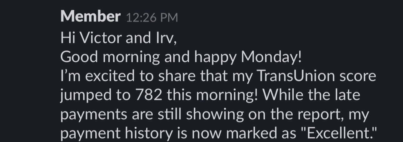 Client testimonial screenshot 21