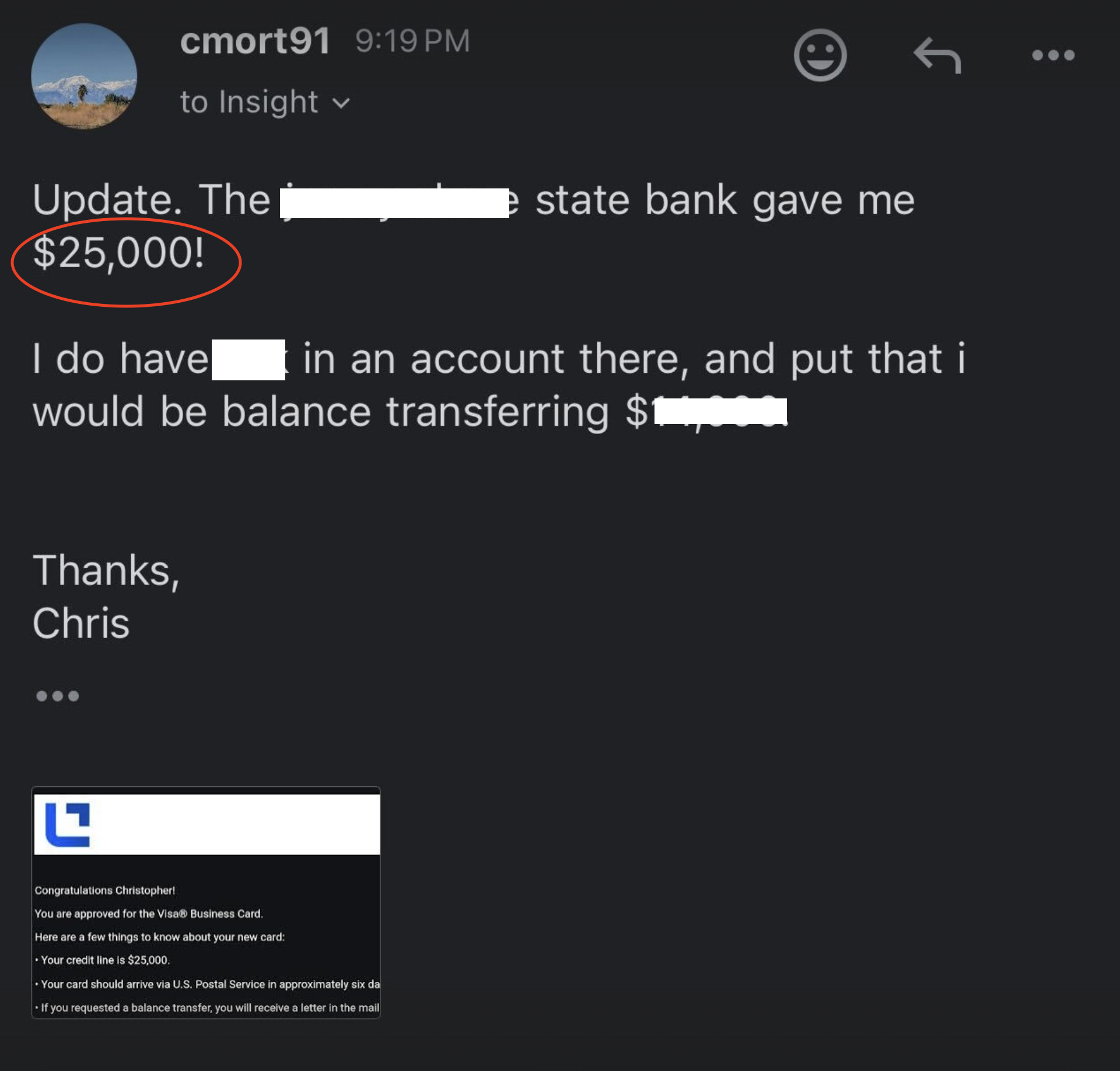 Client testimonial screenshot 41
